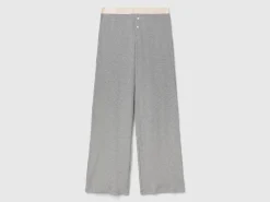 Trousers in stretch cotton blend