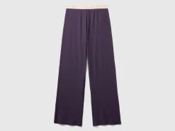 Trousers in stretch cotton blend