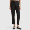 Trousers in stretch viscose blend