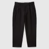 Trousers in stretch viscose blend