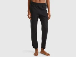 Trousers in warm stretch cotton