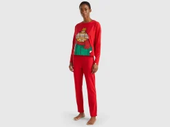 Trousers in warm stretch cotton