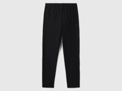 Trousers in warm stretch cotton