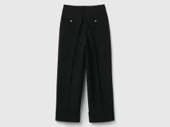 Trousers with cuffs