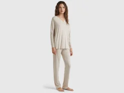 Trousers with lace details