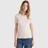 T-shirt in 100% cotton with glitter print logo
