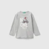 T-shirt in organic cotton with print