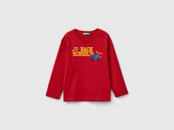 T-shirt in organic cotton with print