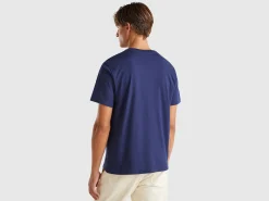 T-shirt in organic cotton with embroidered logo