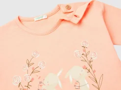 T-shirt in organic cotton with print
