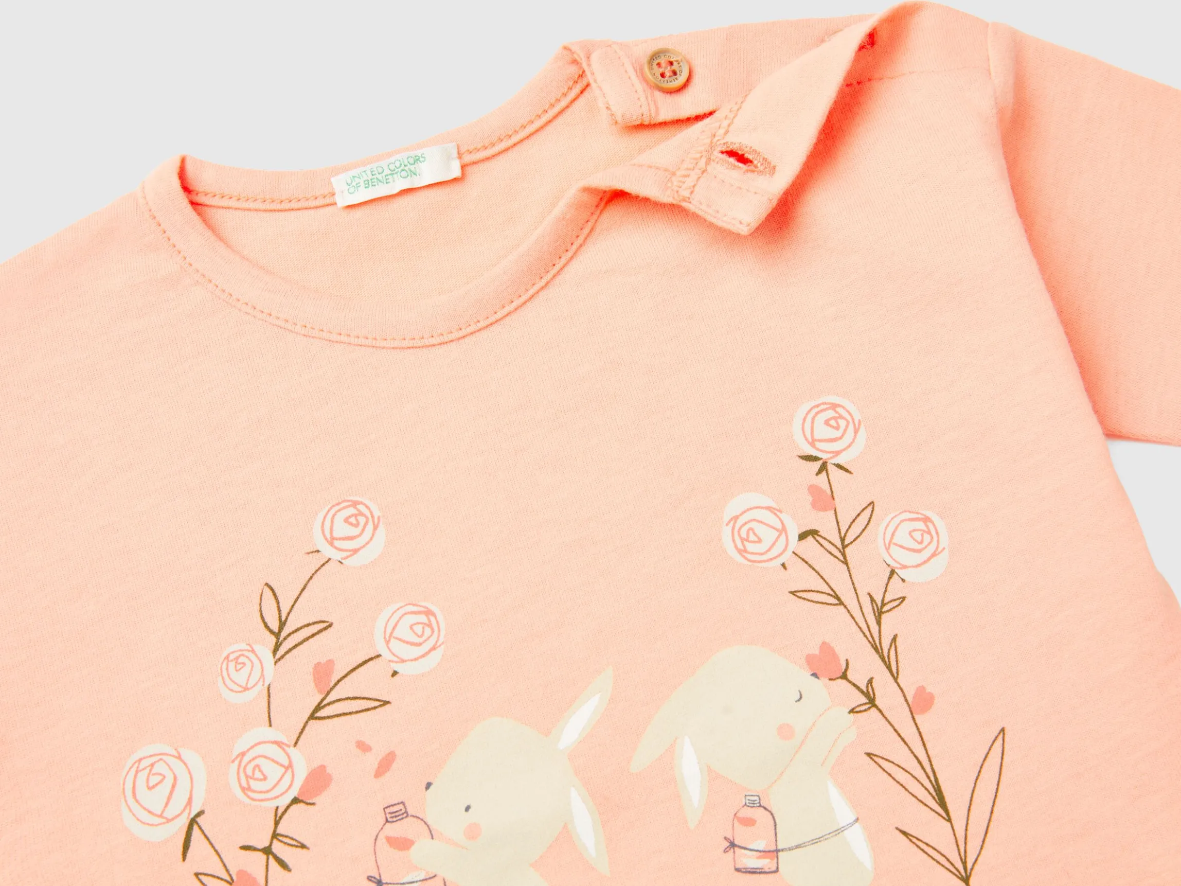 T-shirt in organic cotton with print