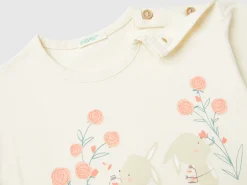 T-shirt in organic cotton with print
