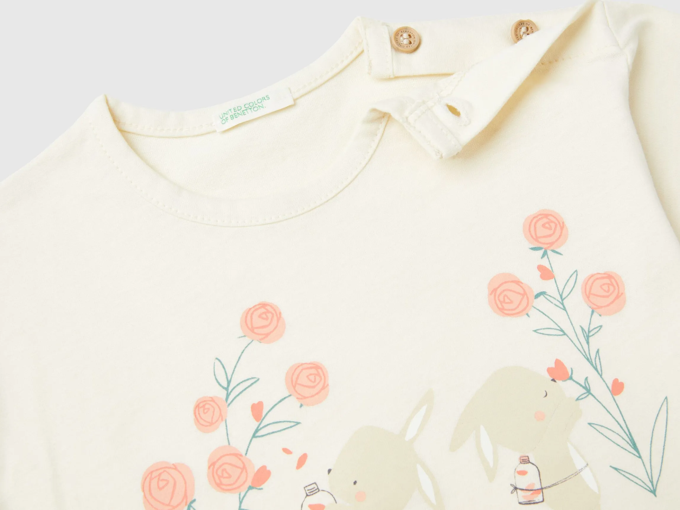 T-shirt in organic cotton with print