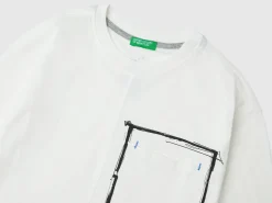 T-shirt in organic cotton with pocket