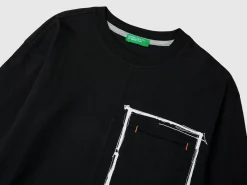 T-shirt in organic cotton with pocket