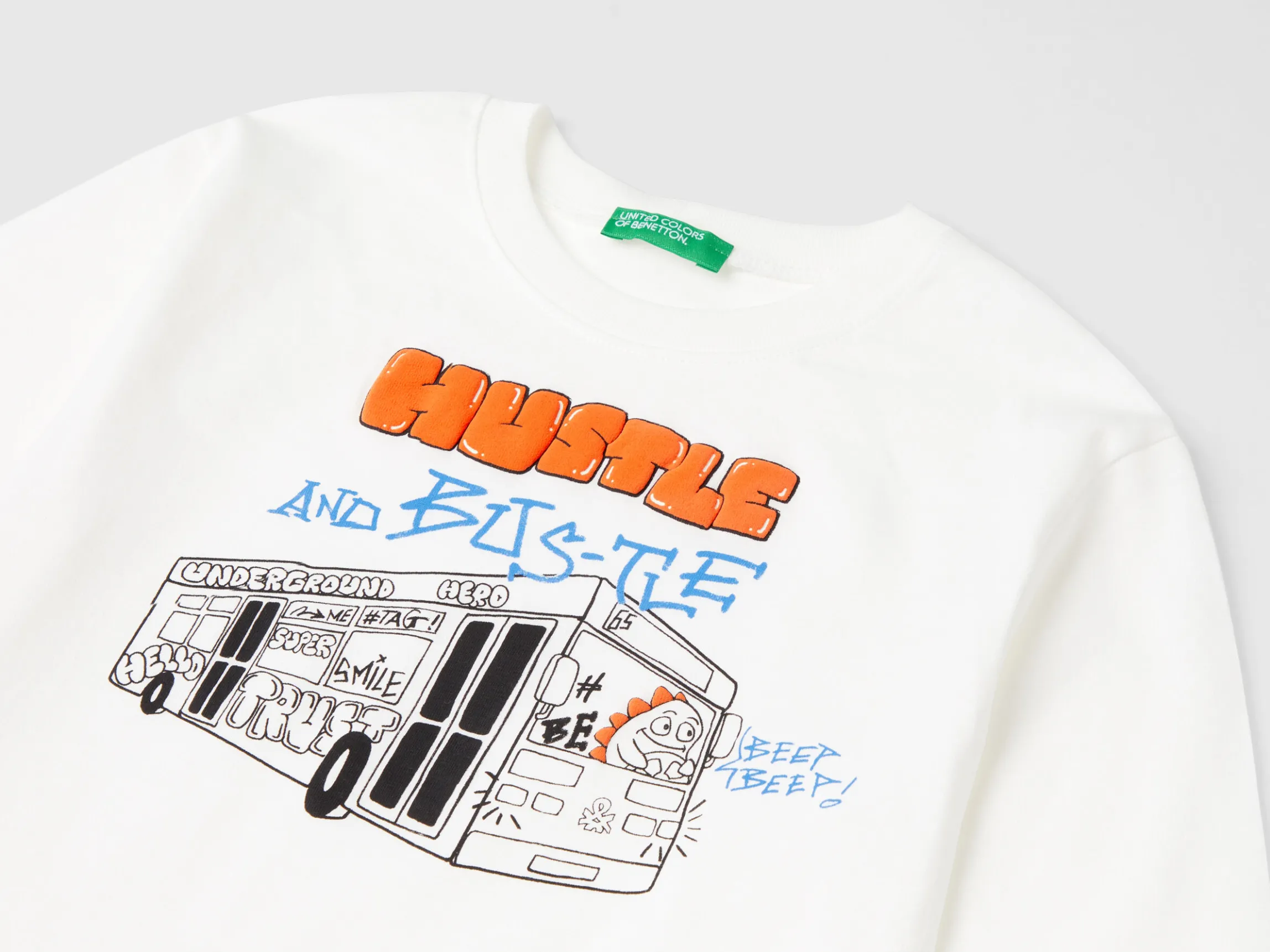 T-shirt in organic cotton with print