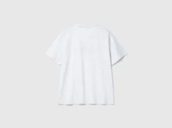 T-shirt in organic cotton with embroidered logo