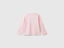 T-shirt in stretch cotton with print
