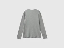 T-shirt in stretch cotton blend