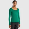 T-shirt in stretch viscose
