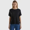 T-shirt in stretch viscose