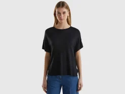 T-shirt in stretch viscose