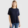 T-shirt in stretch viscose
