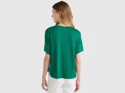 T-shirt in stretch viscose