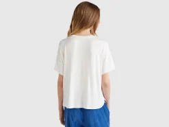 T-shirt in stretch viscose