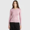 T-shirt in viscose and cashmere blend