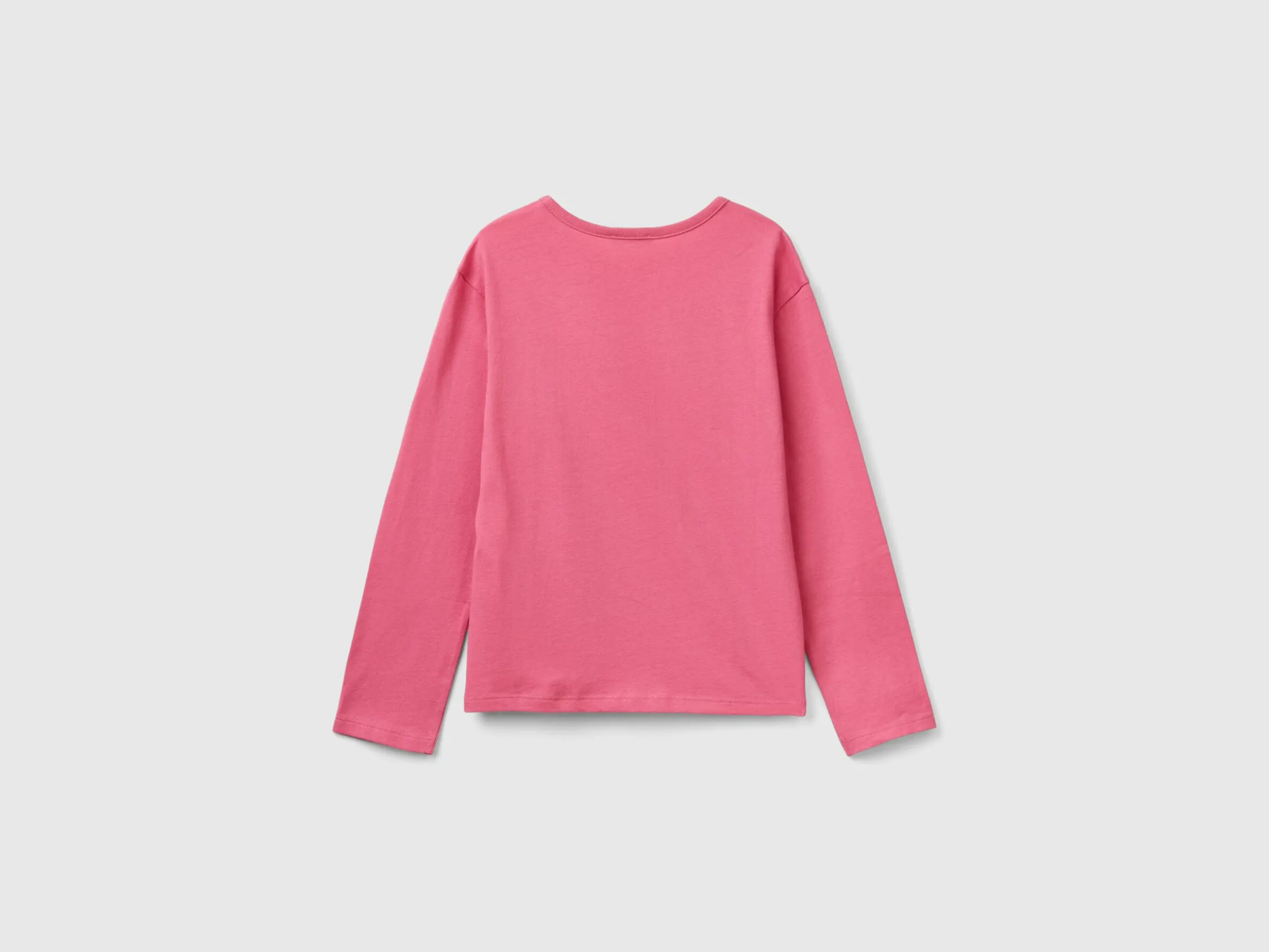 T-shirt in warm organic cotton with sequins