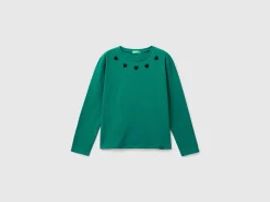 T-shirt with cut-out hearts