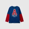 T-shirt with double sleeve in organic cotton