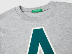 T-shirt with double sleeve in organic cotton