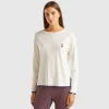 T-shirt with embroidery in viscose blend
