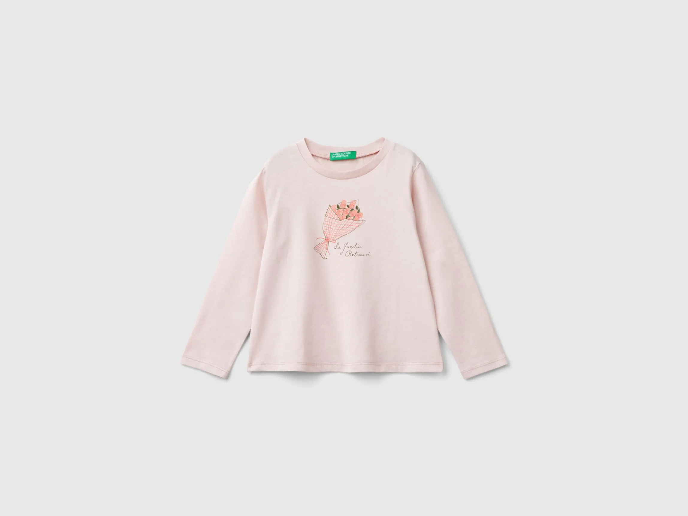 T-shirt with glittery print