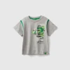 T-shirt with graffiti print in organic cotton