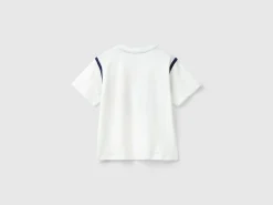 T-shirt with graffiti print in organic cotton