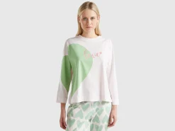 T-shirt with heart print