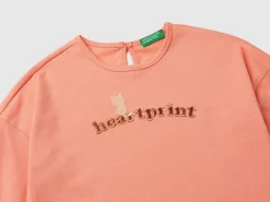T-shirt with kitten print