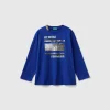 T-shirt with photographic print in organic cotton