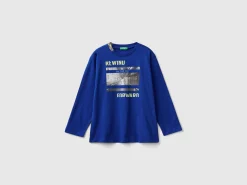 T-shirt with photographic print in organic cotton