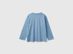 T-shirt with photographic print in organic cotton