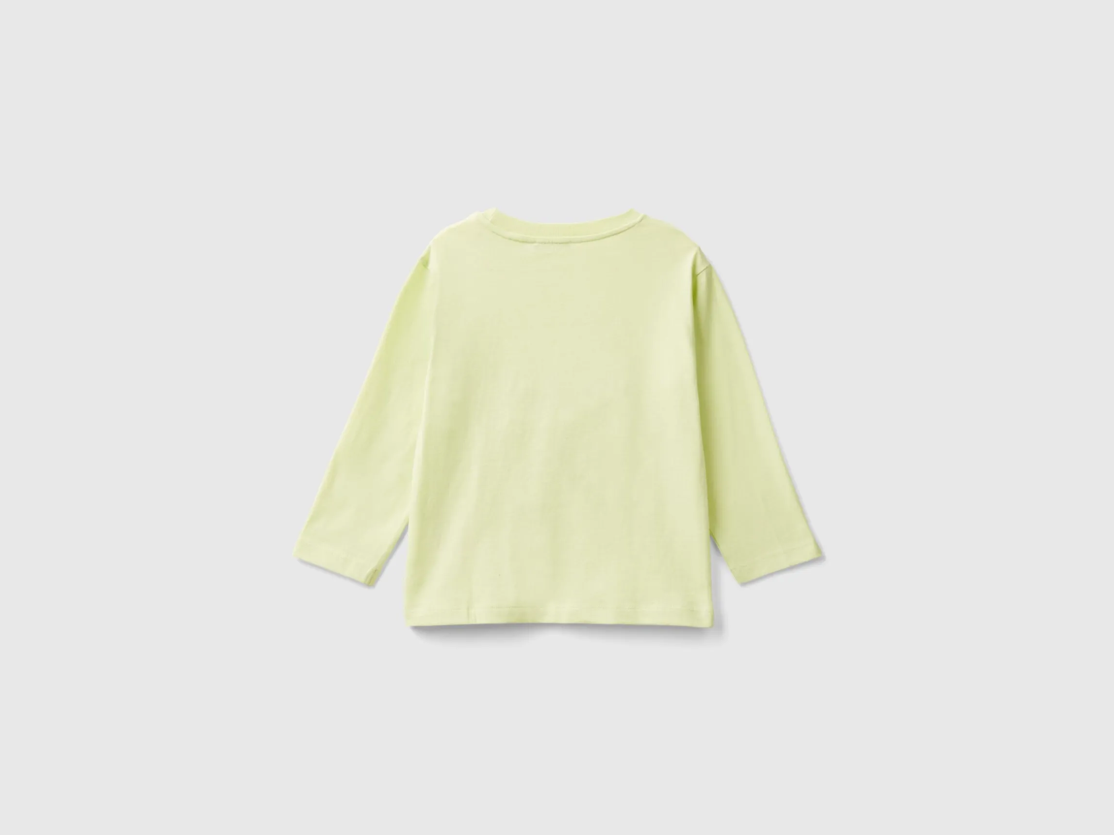 T-shirt with print and applique