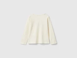 T-shirt with print and sequins