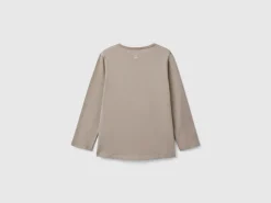 T-shirt with print and sequins