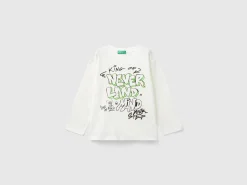 T-shirt with print in cotton