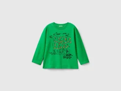 T-shirt with print in cotton