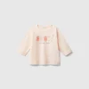 T-shirt with print in warm organic cotton