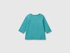 T-shirt with print in warm organic cotton